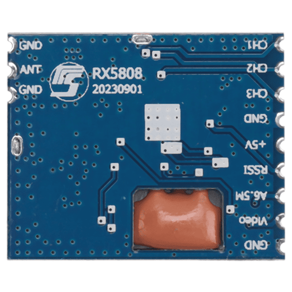 WQNZMADO 1Pcs FPV 5.8G Wireless Mini Audio Video Receiver Module RX5808 for FPV System RC Helicopter