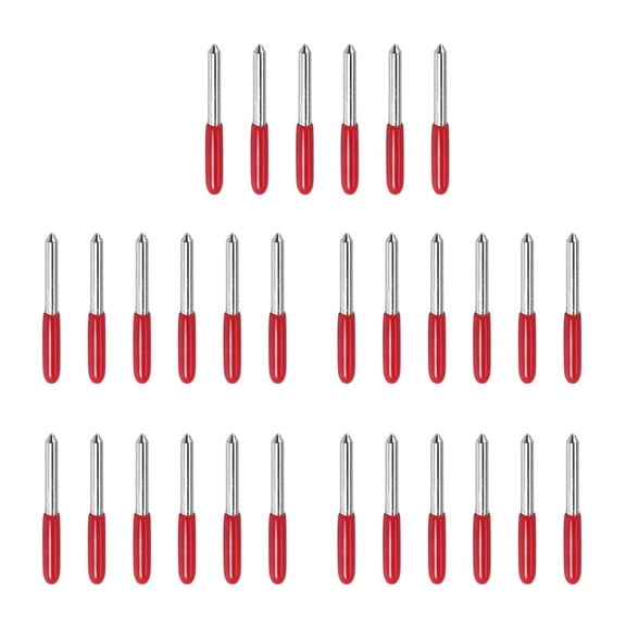 WQNZMADO 25Pcs 45 Degree for Roland Cutting Plotter Vinyl Cutter Knife Blade Blade High Hardness Tungsten Carbide Machine Tool