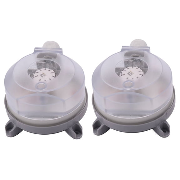 WQNZMADO 2X Air Differential Pressure Switch 20-200Pa Adjustable Micro- Pressure Air Switch