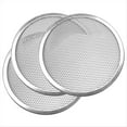 thumbnail image 1 of WQNZMADO 3Pcs Pizza Screen 12 Inch Restaurant-Grade Pizza Rack with Seamless Edge Round Pizza Baking Pan Baking Tool, 1 of 4