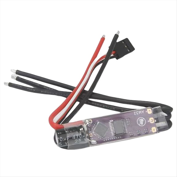 WQNZMADO AM32 32-Bit ESC 2-4S Enhanced Version 40A Speed Controller with 5V2A BEC Module for RC Crawler Drone Brushless Motors
