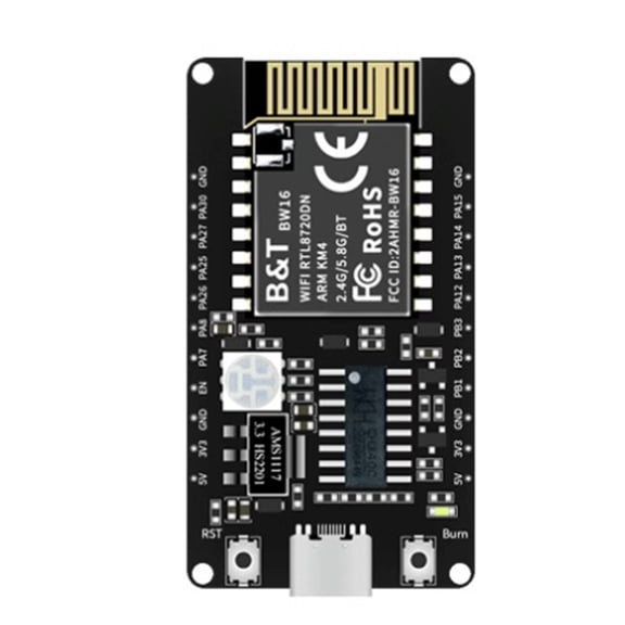 WQNZMADO BW16-Kit Development Board RTL8720DN Dual-Band Wi-Fi Low-Power Bluetooth BLE Module Type-C Interface