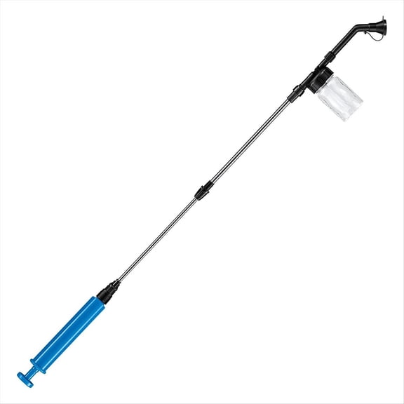 WQNZMADO Diatomaceous Earth Powder Duster,Adjustable 16.5Inch-37.4Inch Powder Sprayer,Garden Powder Applicator Dispenser