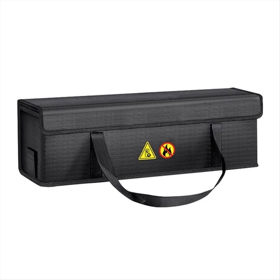 WQNZMADO E-Bike Battery Bag E-Bike Lithium Battery Explosion-Proof Bag Charging Fireproof Waterproof Storage Bag