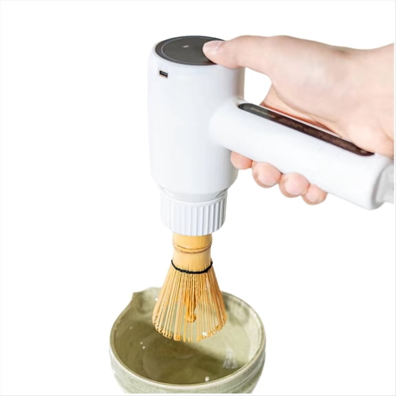 WQNZMADO Electric Matcha Whisk Device Rechargeable Quickly Whisking Matcha Blender Tool for Home Beverage Shop DIY Tea-Making