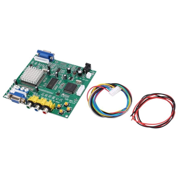 WQNZMADO GBS8200 CGA/EGA/YUV/RGB to VGA Output Arcade Jamma Game HD Video Converter Board Monitor to LCD GBS-8200