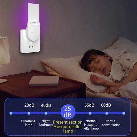 WQNZMADO Gnat Traps for House Indoors, Plug-in Fly Insect Trap, Non-Zapper Traps for Fruit Fly, Flying Insect, Mosquito US Plug