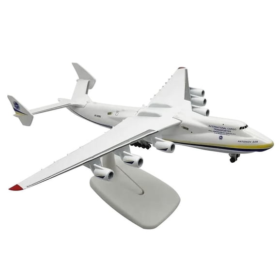 WQNZMADO Holiday Gift Metal Alloy Antonov An-225 Mriya Airplane Model 1/400 Scale Replica Model Airplane Toy For Collection