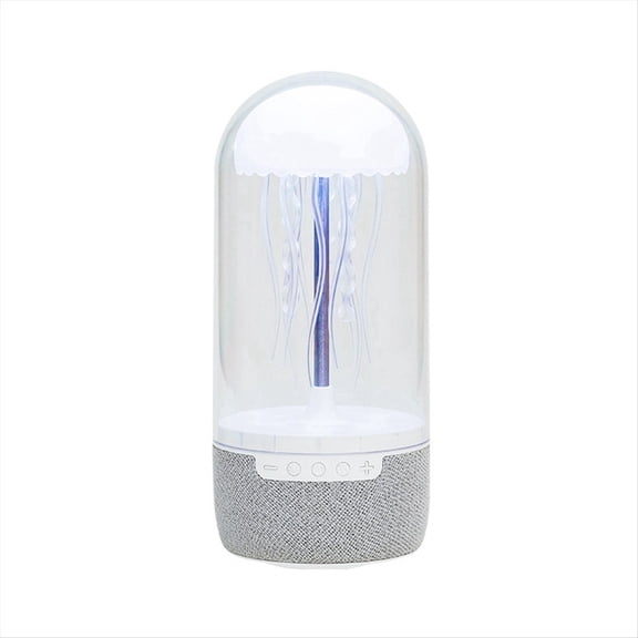 WQNZMADO Jellyfish Lamp Bluetooth Speaker Colorful Portable HiFi Stereo with 3D Surround Sound, Subwoofer, Home Theater System