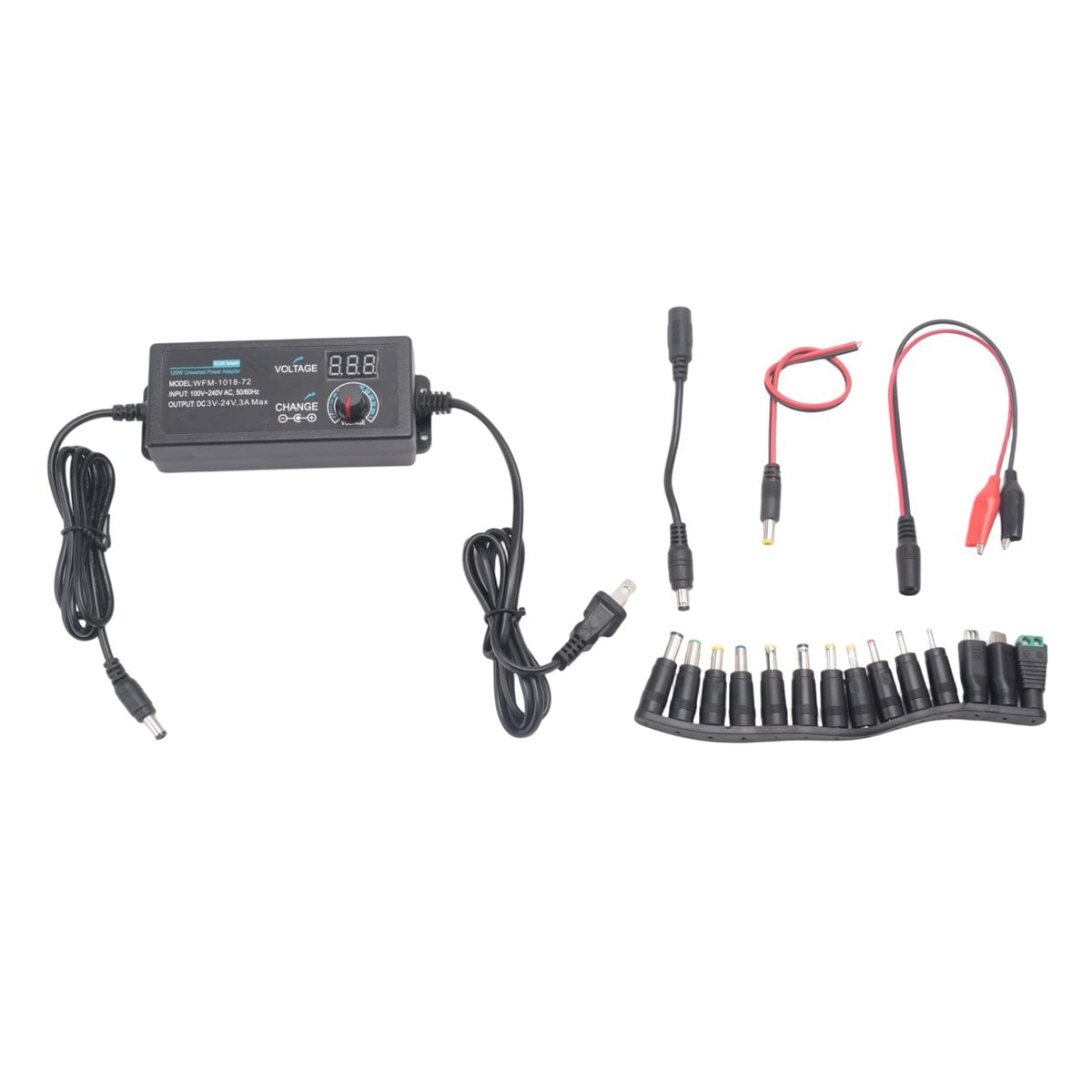 WQNZMADO Power Supply 3V-24V 3A 72W Adjustable Variable 3V 5V 6V 9V 12V ...