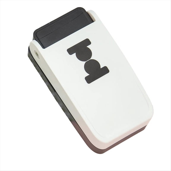 WQNZMADO Round Tab Punch Handheld Folder Punch Loose Leaf Separator Label Punch Craft Paper Punch Cutter Puncher