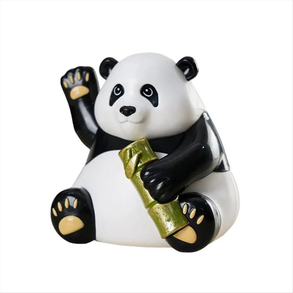 WQNZMADO Solar Dancing Toys Solar Panda Bear BobbleHead Collectible Figurines Car Dashboard Decor Panda Desk Accessories Office