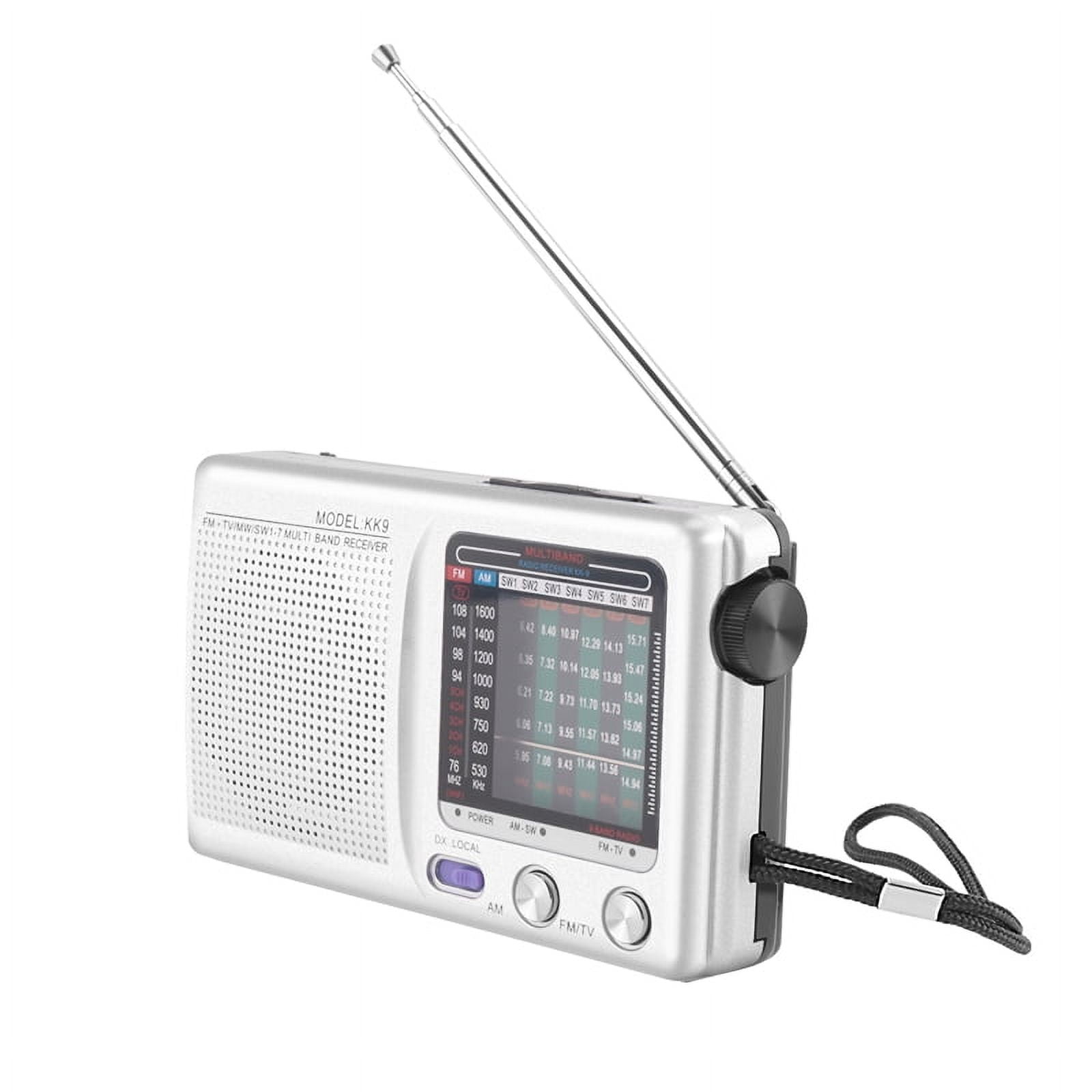 WQNZMADO Sw Radio Am/Fm/Sw Portable Radio Operated For Indoor Outdoor ...
