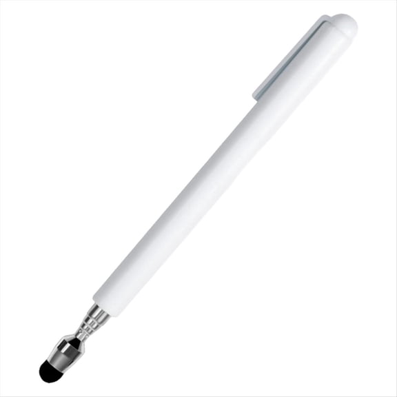 WQNZMADO Universal Telescopic Stylus Pen for Touch Screens,Retractable Pointer Stick & Stylus with Special Flocking Tip (White)