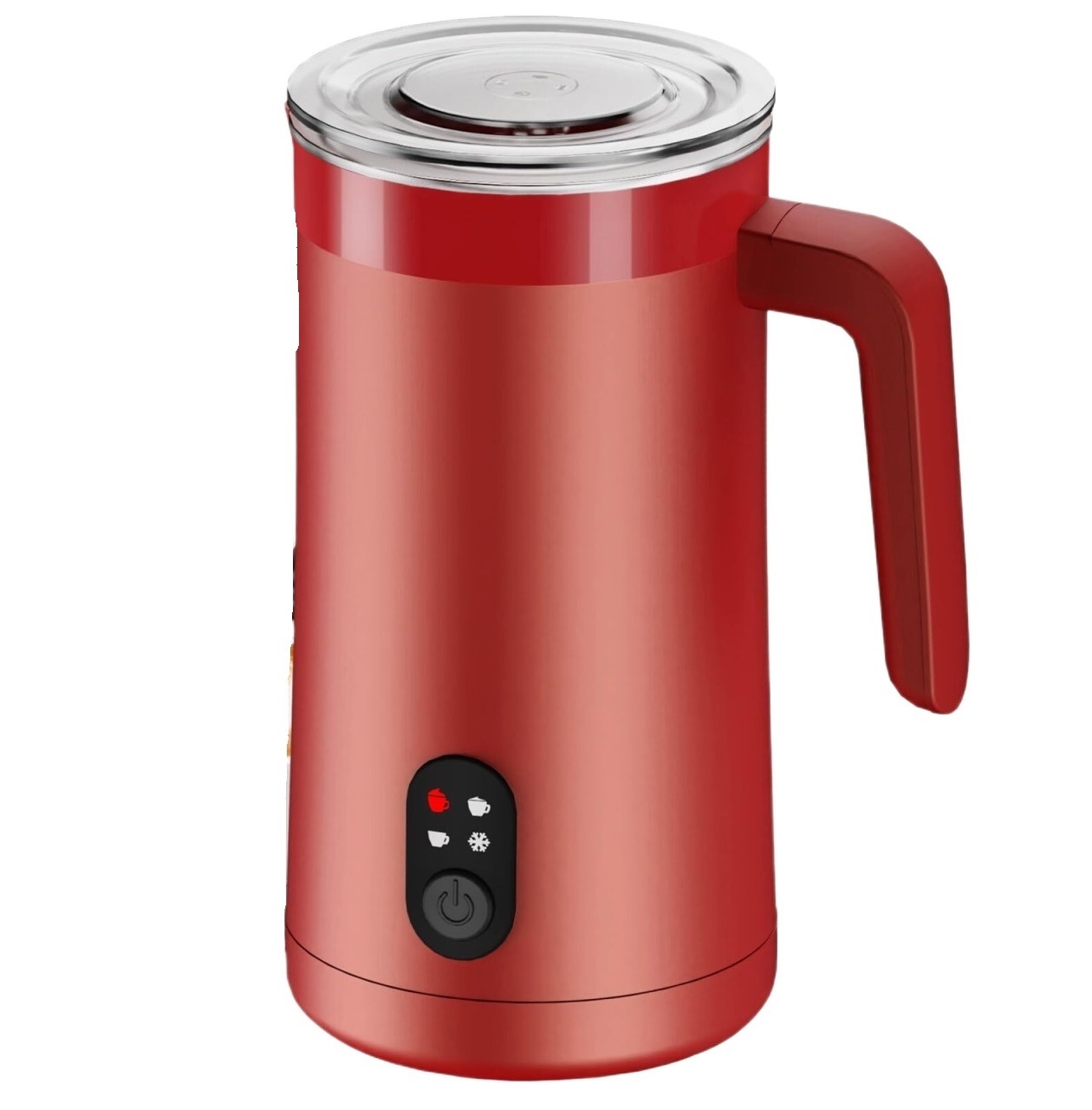 WQQ Milk Frother, 4-in-1 Milk Frother and Steamer, 13.5oz/400ml Automatic Hot and Cold Foam Maker and Milk Warmer, Electric Frother for Coffee, Latte, Cappuccino, Macchiato, Matcha