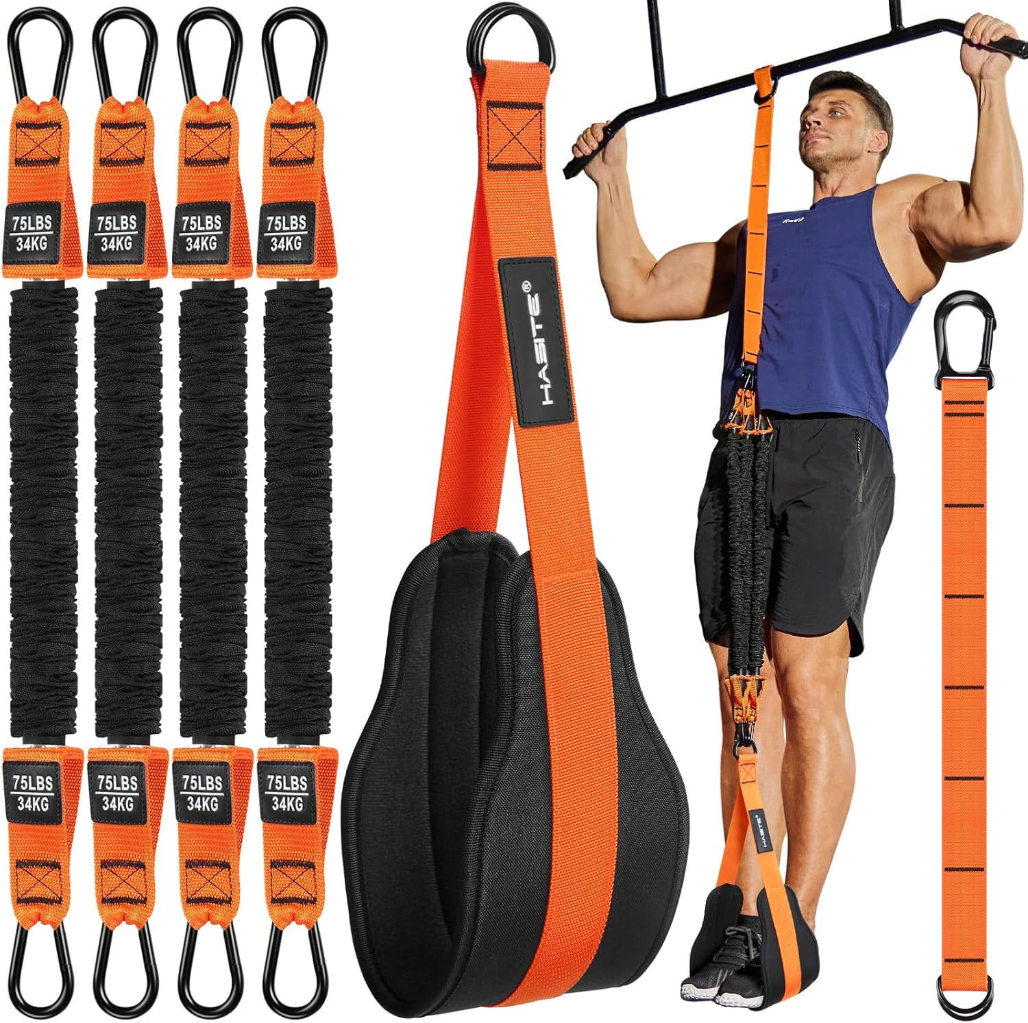 WQQQW Resistance Training Kit for Cross-Training, HIIT & Cardio, Full ...