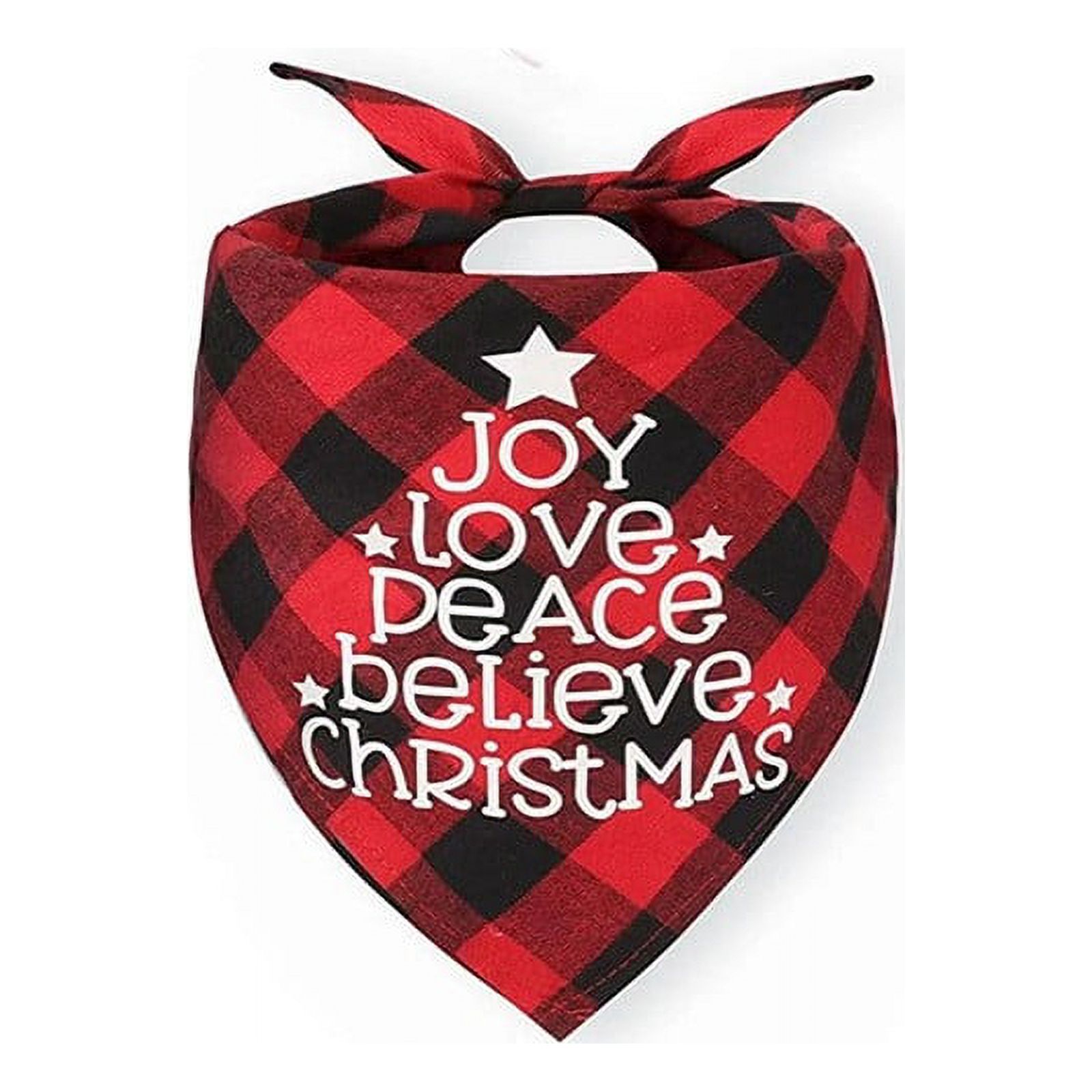 WQQZJJ Christmas Dog Bandanas , Christmas Tree And Santa Claus Dog