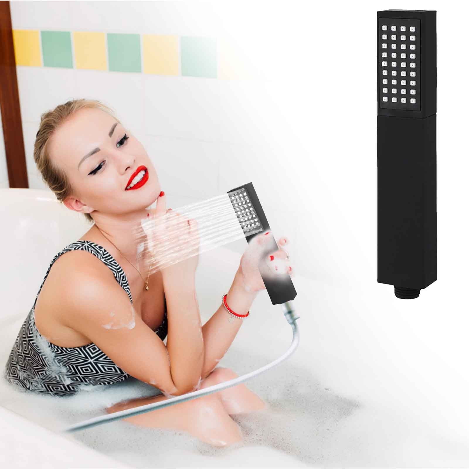 WQQZJJ Clean Supplies Large Outlet Pressurized Shower Nozzle, Four In