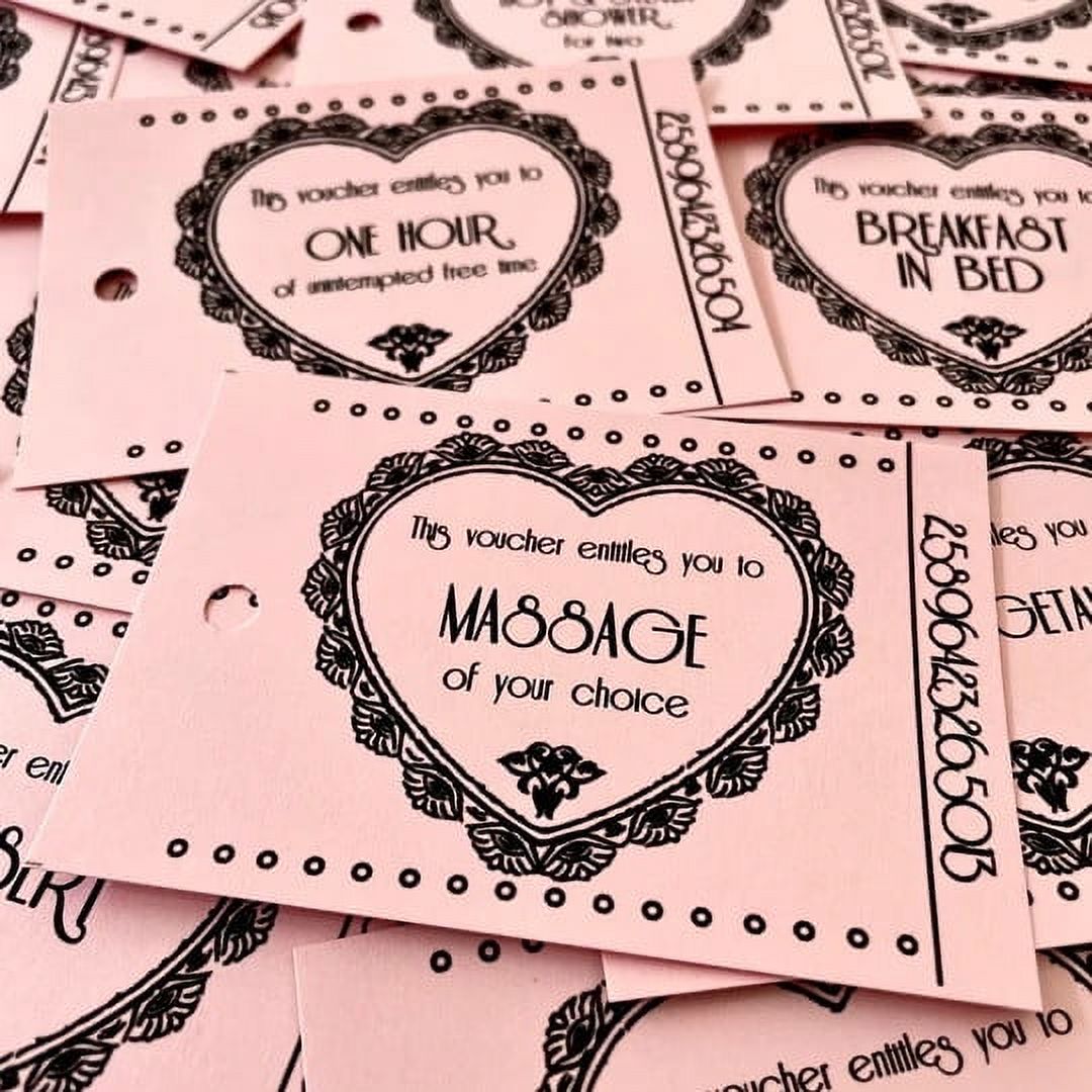 WQQZJJ Couples Gift Ideas Love Vouchers Coupons Book Personalized