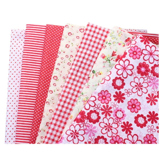 WQQZJJ Home Decor 7PCS Cotton Craft Fabric Bundle Patchwork Squares Quilting Sewing Patchwork DIY Gifts For Women On Clearance