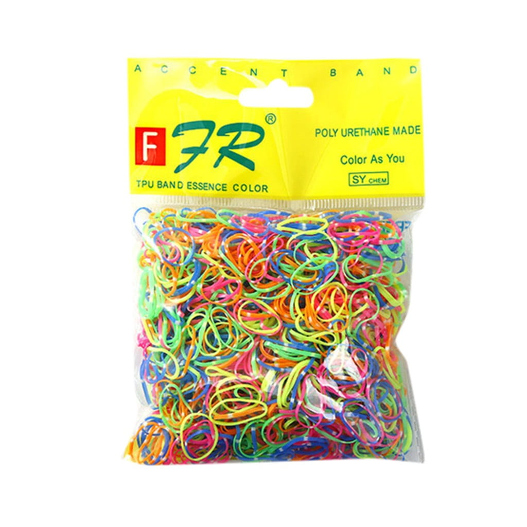 WQQZJJ Jewelry For Women Christmas Sale Deals 1000 / Pack Girl Colorful  Fashion Disposable Rubber Band Elastic Hair Band on Clearance 