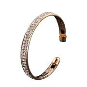 WQQZJJ Jewelry Organizer Womens Fashion Gold Crystal Rhinestone Open Bangle Cuff Bracelet Jewelry Gold on Clearance