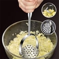 thumbnail image 1 of WQQZJJ Kitchen Gadgets Kitchen Essentials Kitchen Utensils Potato Puree Cooking Utensils, Stainless Steel Integrated, Dishwasher Safe - Heavy-duty Potato Puree Kitchen Tools For Beans, Avocados, Etc, 1 of 6