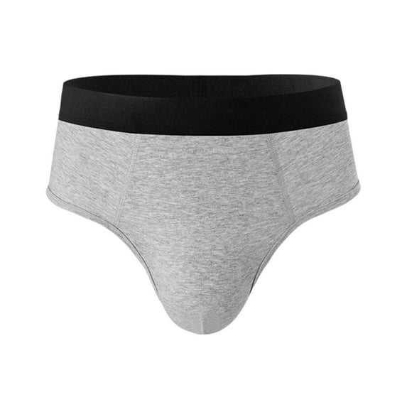 WQQZJJ Men's Cotton Underwear Casual Athletic Briefs Comfortable Breathable Loose Briefs Fast Drying Lightweight Underpants