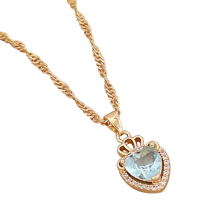 Women Necklaces Pendants Choker Gold Color Crystal Fashion Alloy