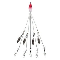 WQQZJJ Outdoor Fun Gifts 5 Arms Alabama Umbrella Head Fishing Rig Bait Fishing Lures With Snap Swivels on Clearance