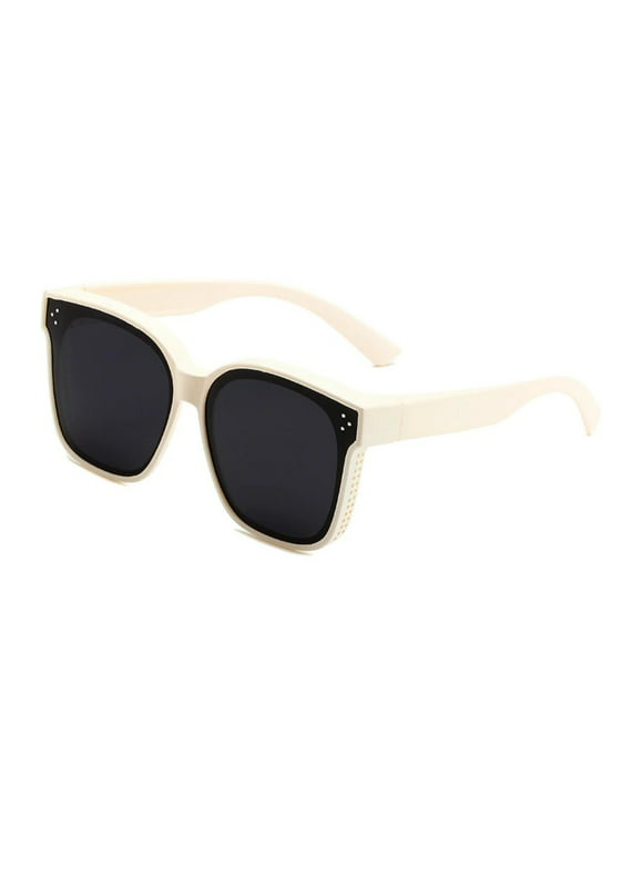 WQQZJJ Polarized Sunglasses for Men's and Women Rectangle Sunglasses Polarized Myopia Glasses, Sunglasses,Sunglasses, One Mirror, Use