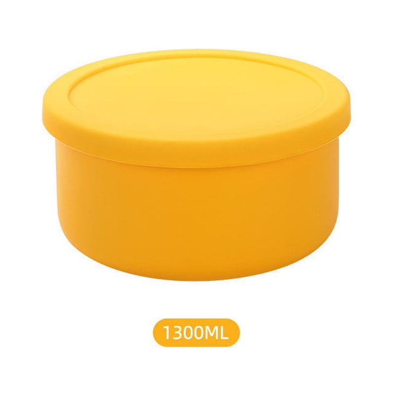 WQQZJJ Silicone Bento Lunch Outdoor Picnic Lunch Box Microwave Oven Use