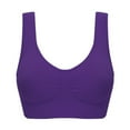 thumbnail image 1 of WQQZJJ Sports Bras For Women Women Plus Size Bras Padded Seamless Sleepwear Yoga Bra Wireless Underwear Bras For Women Gifts On Clearance, 1 of 3