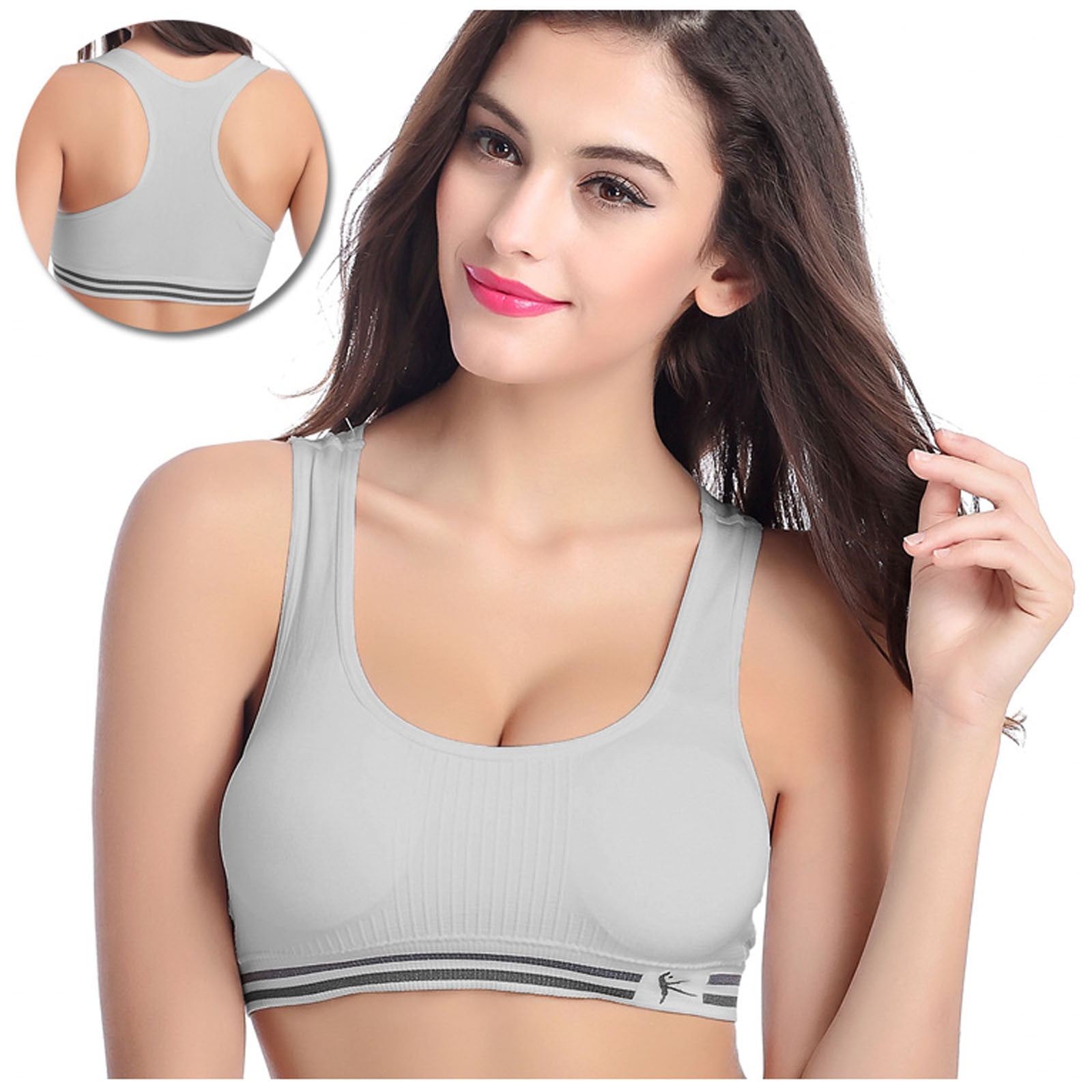 Sports Bras Crop Top Women Yoga Vest Front Zipper Plus Size Adjustable  Strap - Yoga Bras - Aliexpress