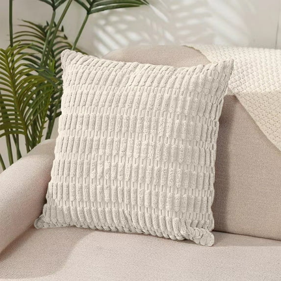 WQQZJJ Throw Pillows Boho Decorative Pillow Covers 40x40 Cm For Living Room Couch Bed Sofa, Stylish Simplicity Home Decor, Soft Corduroy CushionHome decor