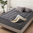 thumbnail image 1 of WQSPRING Queen Mattress Topper, Extra Thick Memory Foam Pillowtop for Back Pain Relief, 2.75" Thick, Gray, 1 of 11