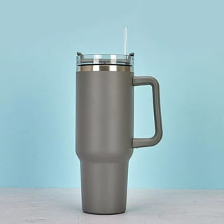 Stanley H2.0 40oz Stainless Steel Tumbler With Silicone Handle, Lid, And  Straw Insulated Car Cup For Cold Drinks, Logo Engraved From Babyonline,  $6.98