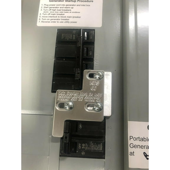 WR-60 GE 200 amp Power Mark Generator Interlock kit