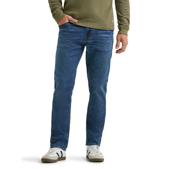 Wrangler® Men's All Day Flex Taper Fit Denim Jeans with Performance Waistband