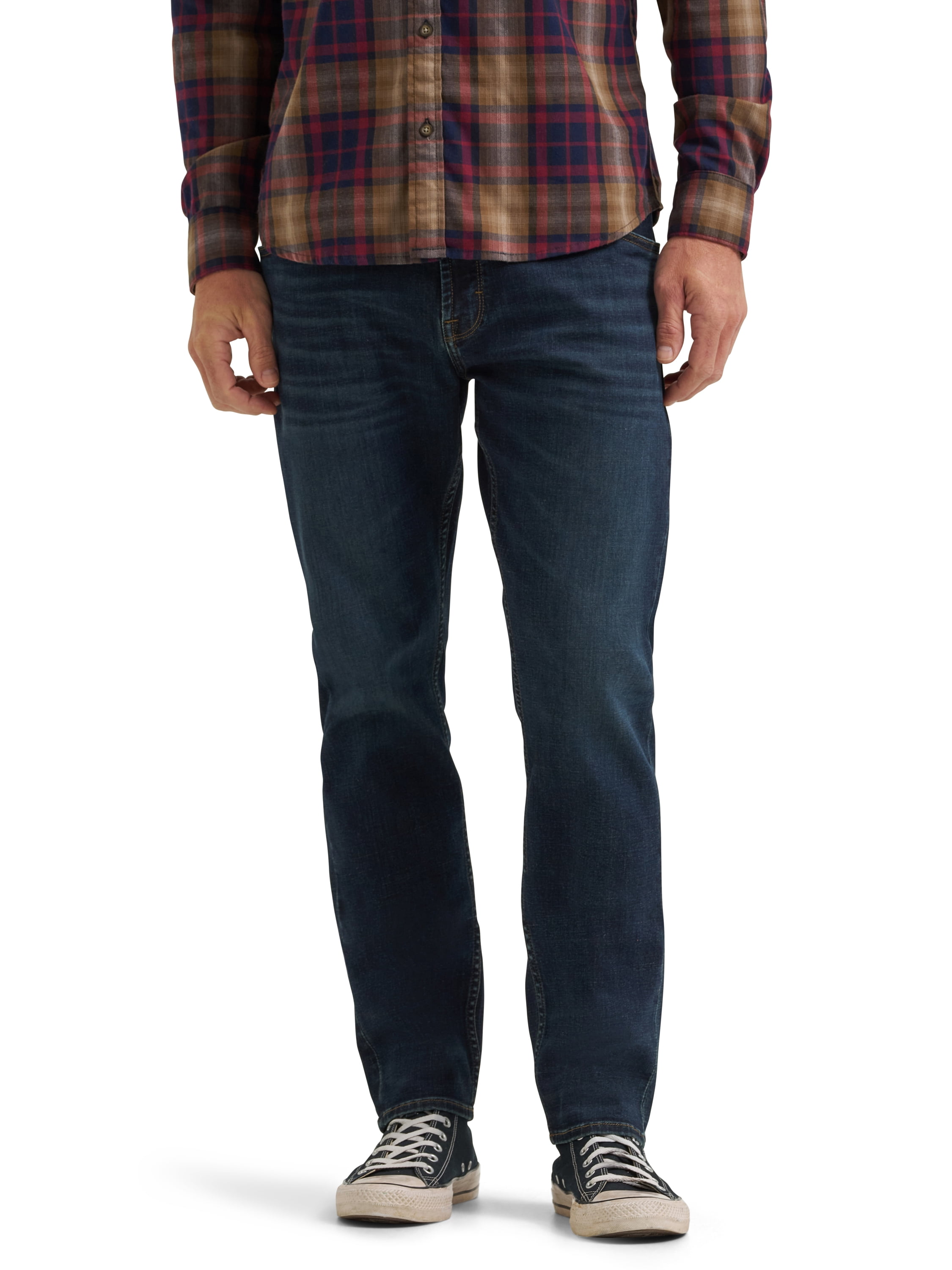 Wrangler® Men's All Day Flex Taper Fit Denim Jeans with Performance Waistband