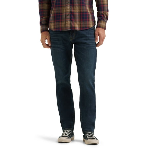 Wrangler® Men's All Day Flex Taper Fit Denim Jeans with Performance Waistband
