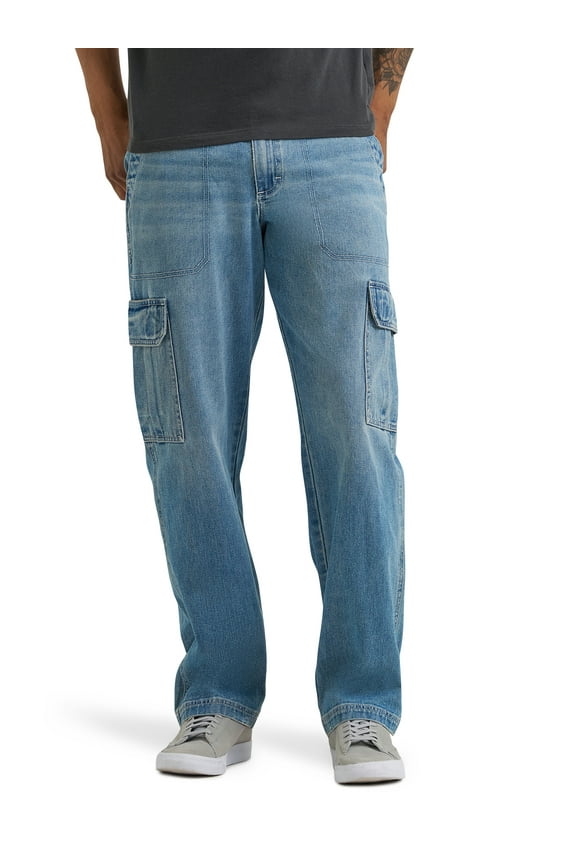 ® Men's Utility Denim Cargo Jeans