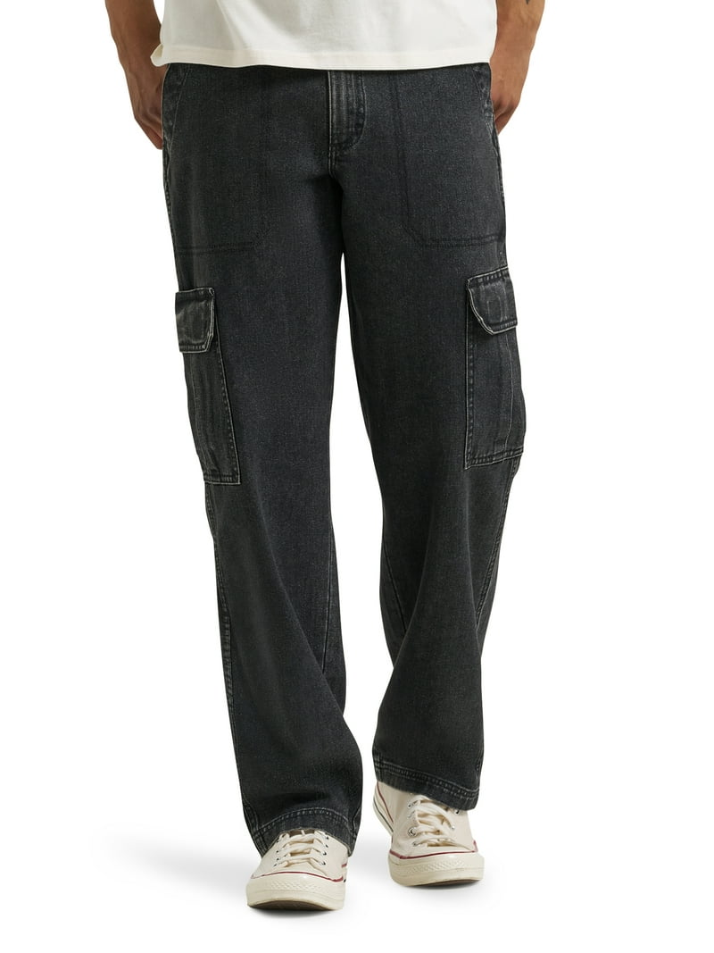 Wrangler® Men's Utility Denim Cargo Jeans - Walmart.com