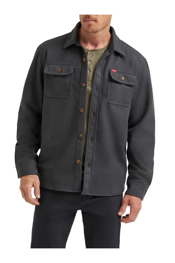 ® Men's Fleece Shirt Jacket, S-3XL