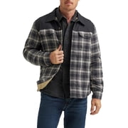 Wrangler® Men's and Big Men's Heavyweight Shirt Jacket with Sherpa Lining, S-3XL