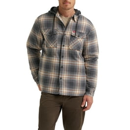 Wells Lamont Plaid Polar Fleece Lined Shirt Jacket
