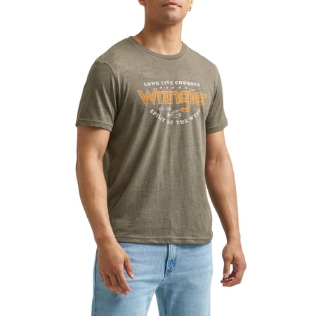 Wrangler® Men's and Big Men's Regular Fit Short Sleeve Graphic Tee, Sizes S-3XL
