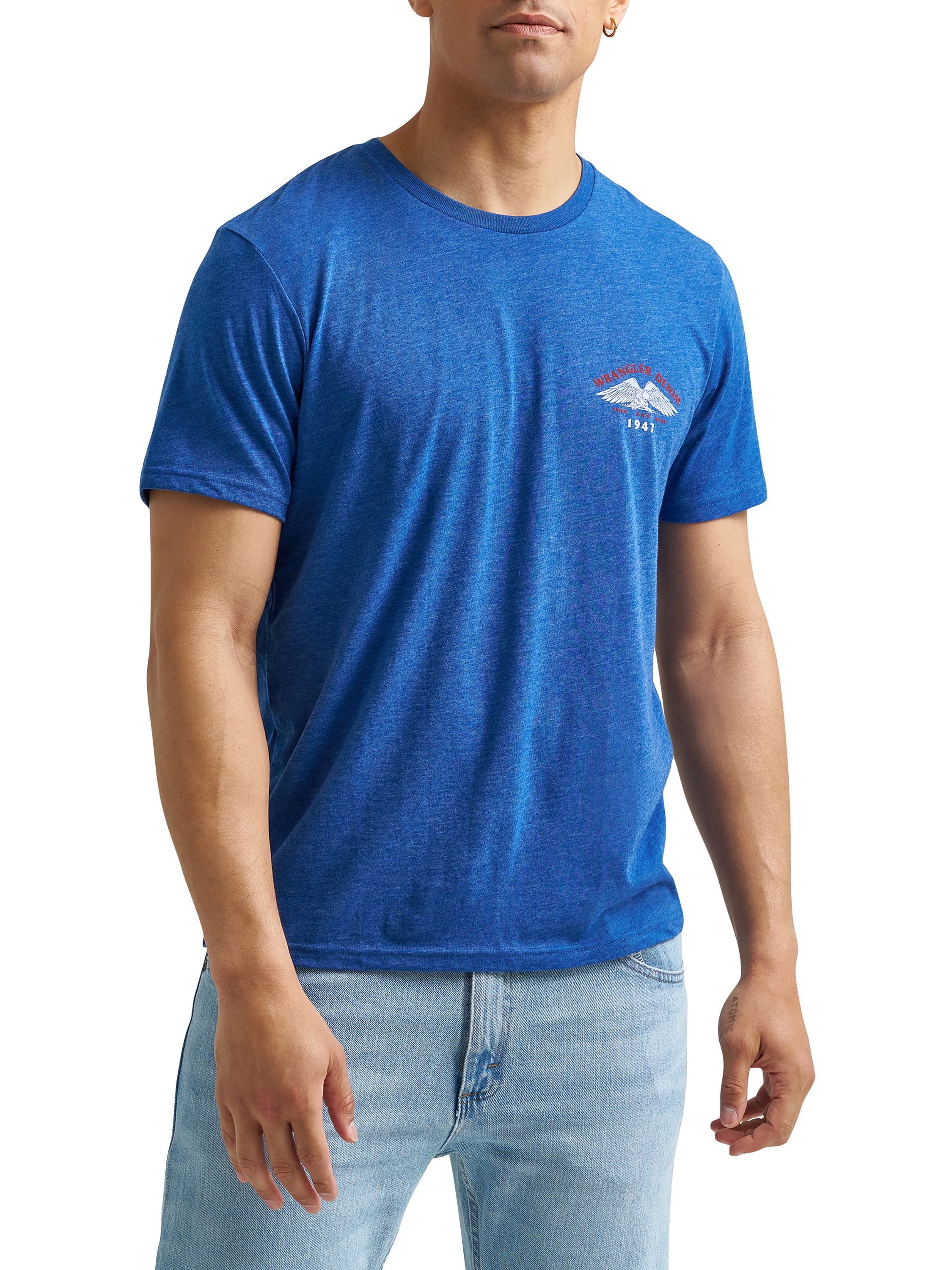 Wrangler® Men's and Big Men's Regular Fit Short Sleeve Graphic Tee, Sizes S-3XL