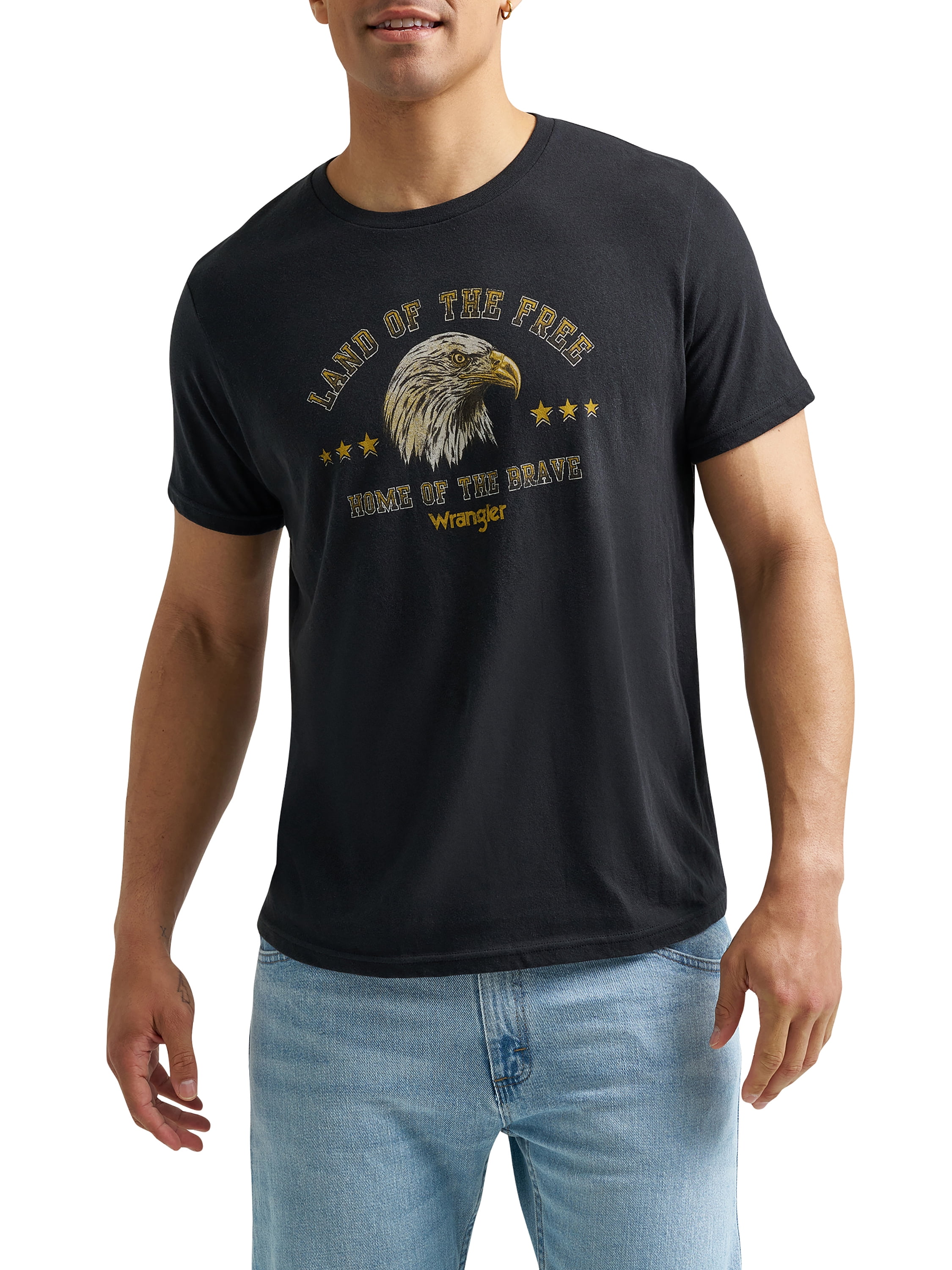 Wrangler® Men's and Big Men's Regular Fit Short Sleeve Graphic Tee, Sizes S-3XL