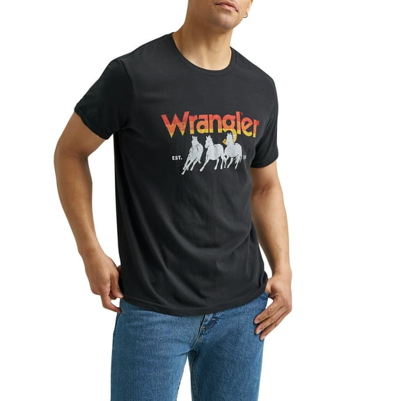 Wrangler® Men's and Big Men's Regular Fit Short Sleeve Graphic Tee, Sizes S-3XL